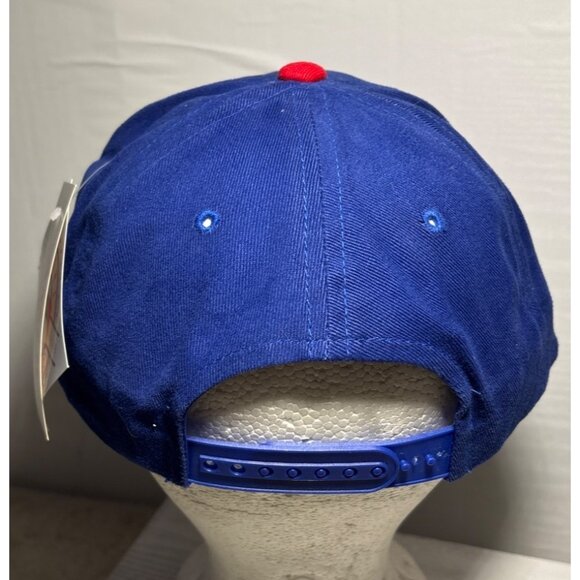 Vintage Toronto Blue Jays Hat Blue Red Snapback By Annco Professional Model MLB - Picture 4 of 8